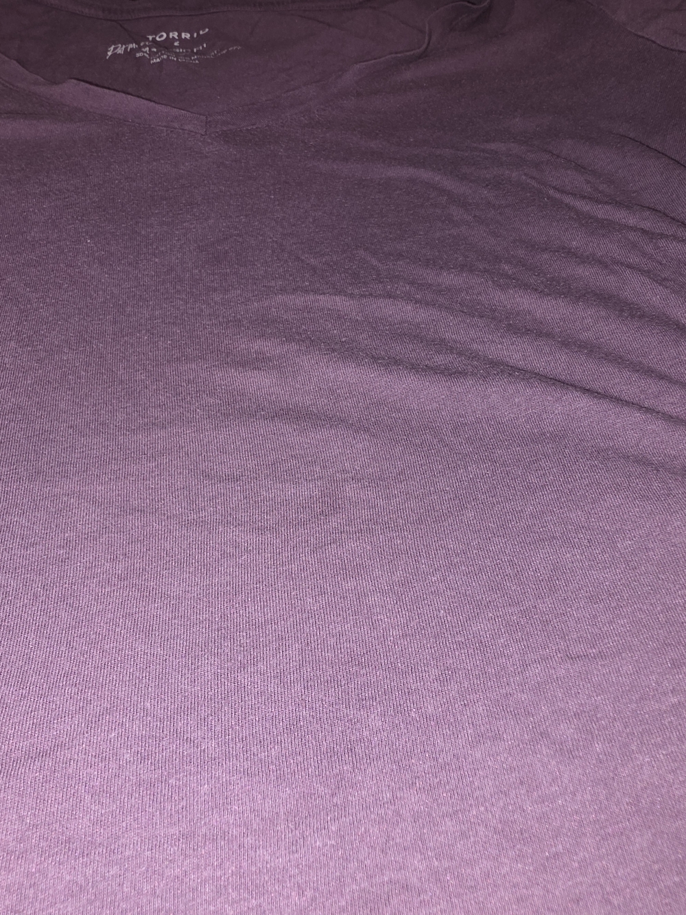 torrid V-Neck Short Sleeve Tees in Plum, Mauve & Rose - Picture 3 of 3